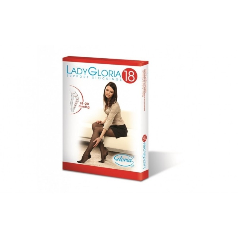 Gloria Med Ladygloria 18 Autoreggente Compressione Graduata 140 Denari Nero Taglia 2 Gloria Med Ladygloria 18 Autoreggente Compressione Graduata 140 Denari Nero Taglia 2