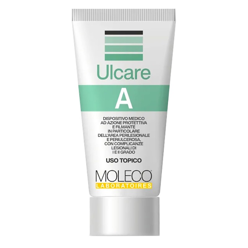 Moleco Farmaceutici Ulcare A unguento protettivo per pelle lesa 2 tubetti da 50ml Moleco Farmaceutici Ulcare A unguento protettivo per pelle lesa 2 tubetti da 50ml