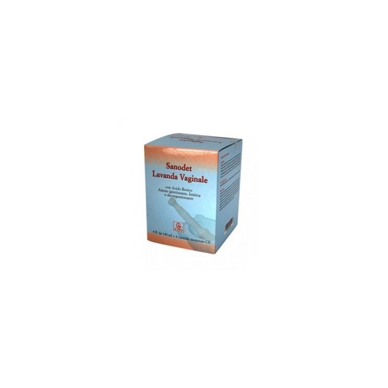Sanodet Lavanda Vaginale per Igiene Intima Delicata 4 Flaconi Monodose da 140 ml Sanodet Lavanda Vaginale per Igiene Intima Delicata 4 Flaconi Monodose da 140 ml