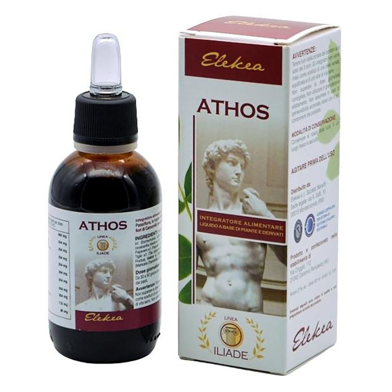 Elekea Athos Gocce per Rilassamento e Benessere Mentale 50ml Elekea Athos Gocce per Rilassamento e Benessere Mentale 50ml