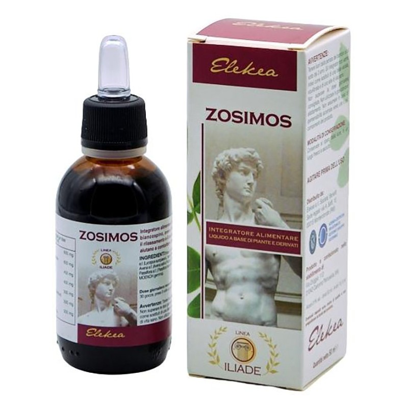 Elekea Zosimos Gocce per Benessere Tiroideo e Riduzione Ansia 50ml Elekea Zosimos Gocce per Benessere Tiroideo e Riduzione Ansia 50ml