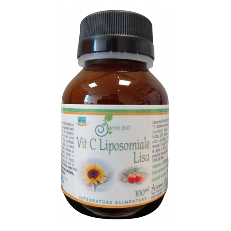 Atena Bio Vit C Liposomiale Lisa integratore vitamina C liposomiale per difese immunitarie 100ml Atena Bio Vit C Liposomiale Lisa integratore vitamina C liposomiale per difese immunitarie 100ml