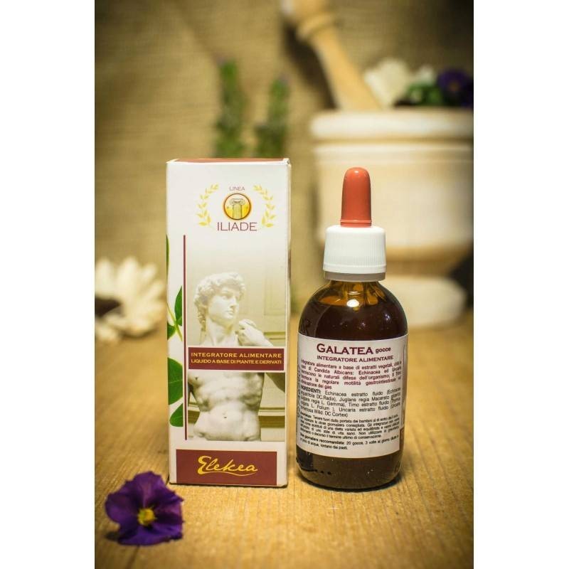 Elekea Galatea Gocce integratore naturale contro micosi e candida 50ml Elekea Galatea Gocce integratore naturale contro micosi e candida 50ml