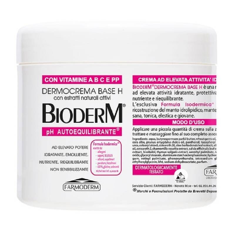 Farmoderm Bioderm Dermocrema crema corpo idratante e protettiva vasetto 500ml Farmoderm Bioderm Dermocrema crema corpo idratante e protettiva vasetto 500ml