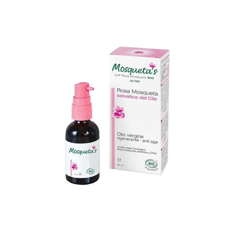 Italchile Mosqueta's Olio Rosa Bio per Rigenerazione e Anti-age Pelle 30ml Italchile Mosqueta's Olio Rosa Bio per Rigenerazione e Anti-age Pelle 30ml