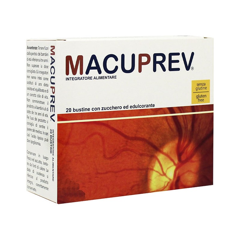Farmaplus Macuprev integratore per vista e difese immunitarie 20 bustine