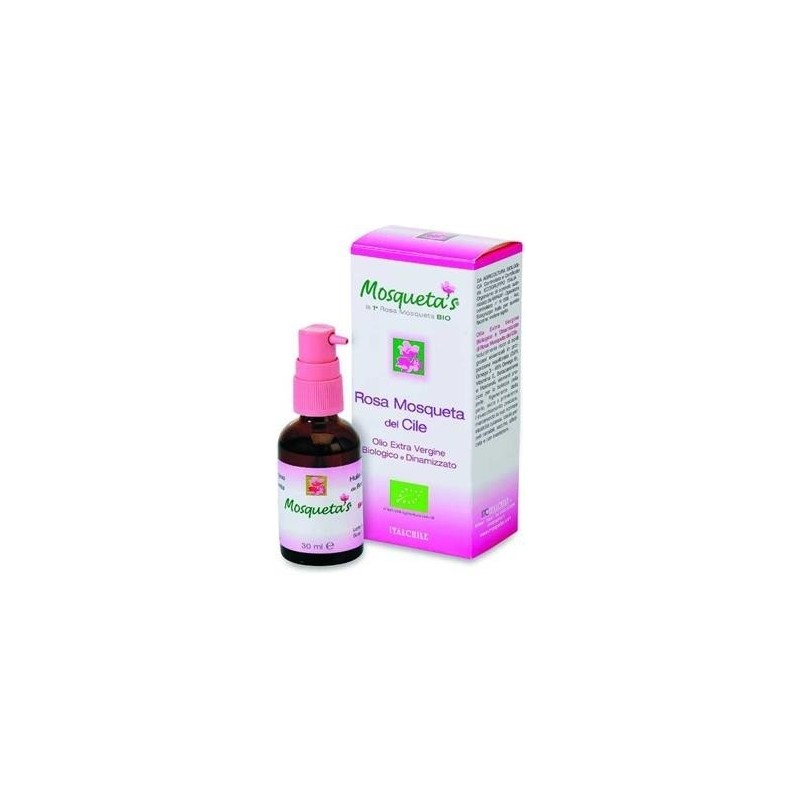 Italchile Mosqueta's Olio Rosa Bio per Rigenerazione e Anti-age Pelle 30ml Italchile Mosqueta's Olio Rosa Bio per Rigenerazione e Anti-age Pelle 30ml