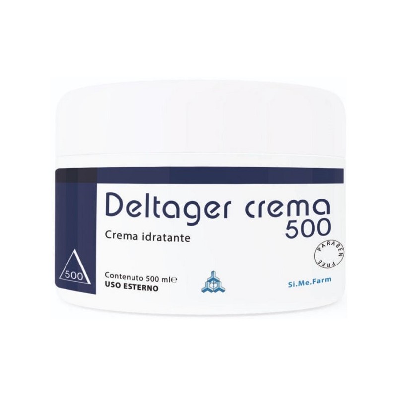 Deltager Crema Idratante per Pelle Secca e Sensibile Vasetto da 500 g Deltager Crema Idratante per Pelle Secca e Sensibile Vasetto da 500 g