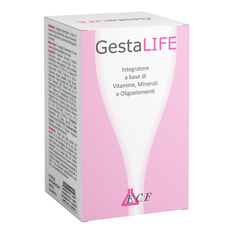 Gestalife integratore gravidanza con vitamine e minerali 60 capsule