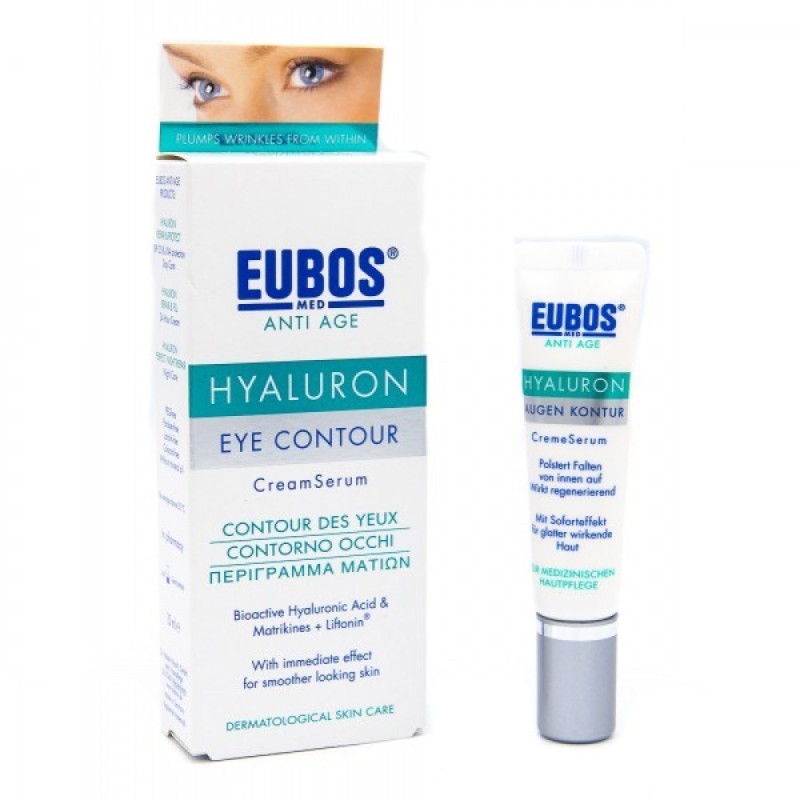 Morgan Pharma Hyaluron Eubos Eye Contour Serum siero contorno occhi anti-rughe e borse 15ml