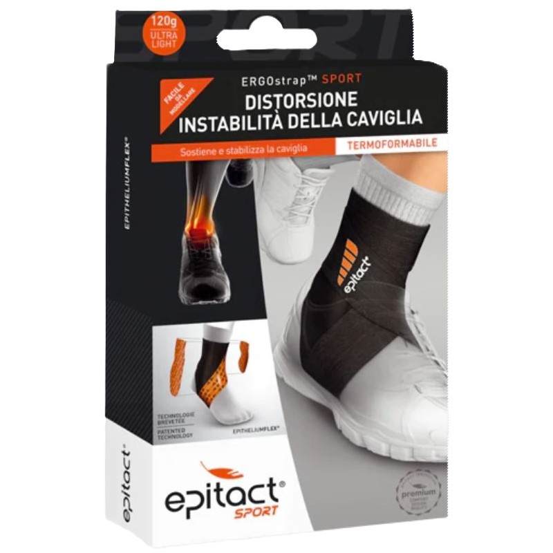 Qualifarma Cavigliera Epitact Sport Ergostrap XL per Stabilità Caviglia 1 Cavigliera Taglia XL