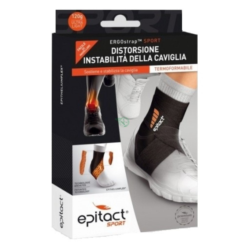 Qualifarma Cavigliera Epitact Sport Ergostrap XL per Stabilità Caviglia 1 Cavigliera Taglia XL