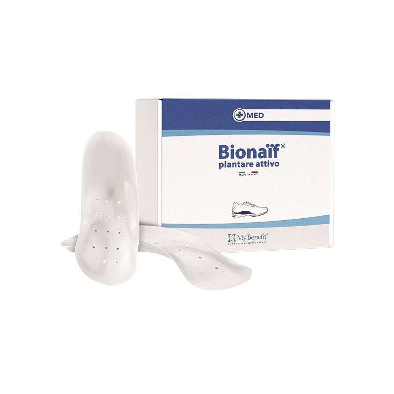 Plantare attivo preformato Bionaif Small Neutro per Sviluppo Piede Bambini Confezione 2 Pezzi