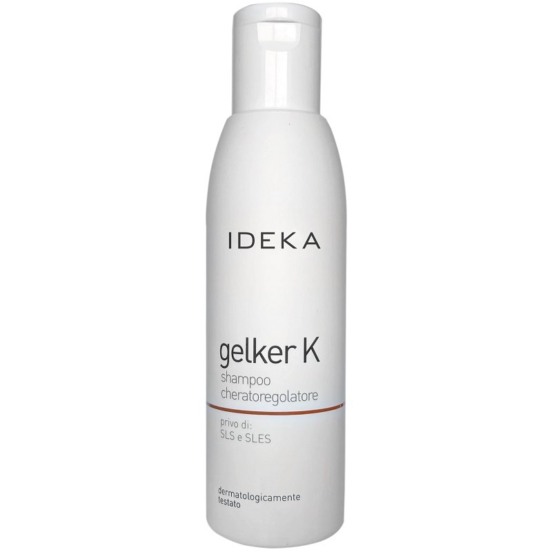 Ideka Gelker K Shampoo per Forfora e Desquamazione Flacone da 150ml