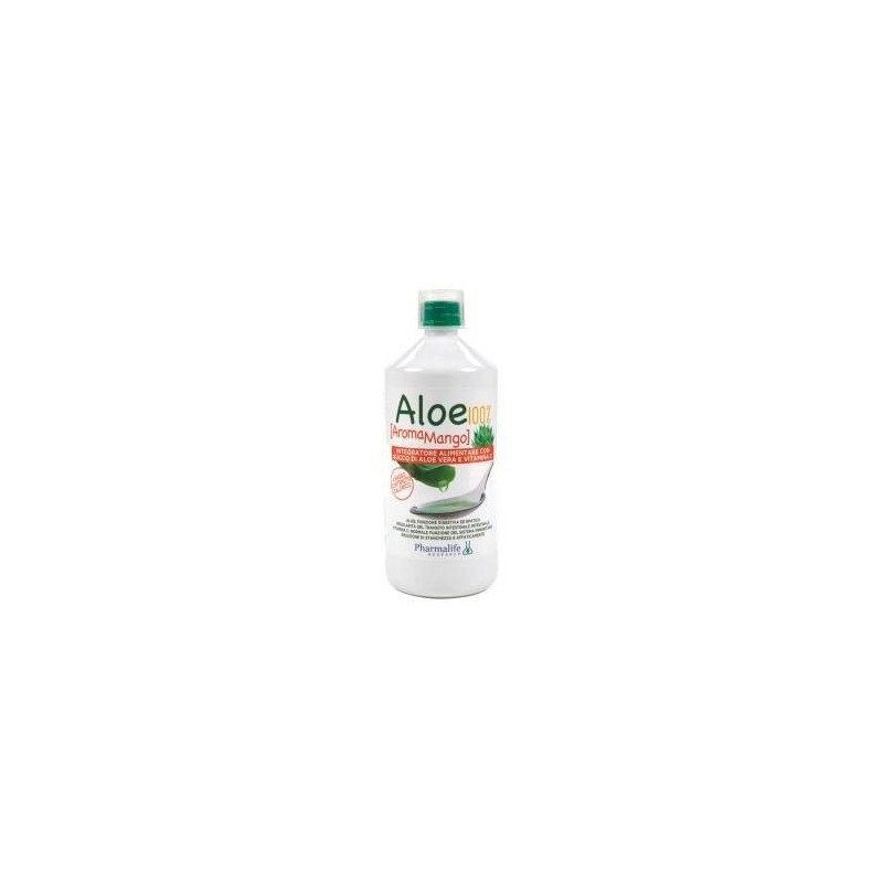 flacone di Pharmalife Research Aloe 100% Aroma Mango per Digestione e Benessere Intestinale 1 Litro flacone di Pharmalife Research Aloe 100% Aroma Mango per Digestione e Benessere Intestinale 1 Litro