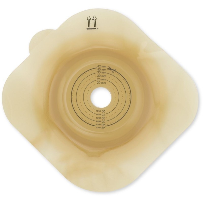 Placca Convessa Per Colo Ileo E Urostomia Convex Flangia Semovente Nova 2 per Colostomia 5 Pezzi