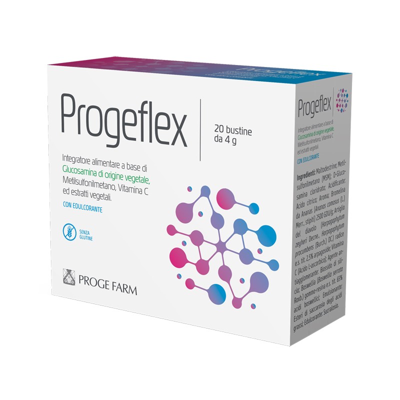Proge Farm Progeflex integratore per articolazioni 20 bustine da 4g