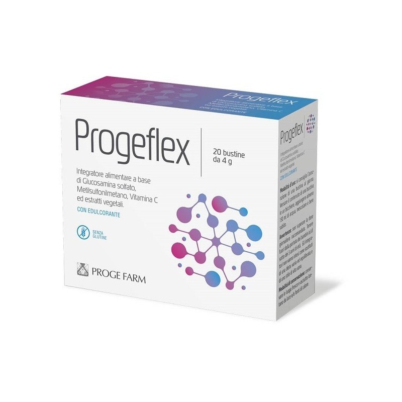 Proge Farm Progeflex integratore per articolazioni 20 bustine da 4g