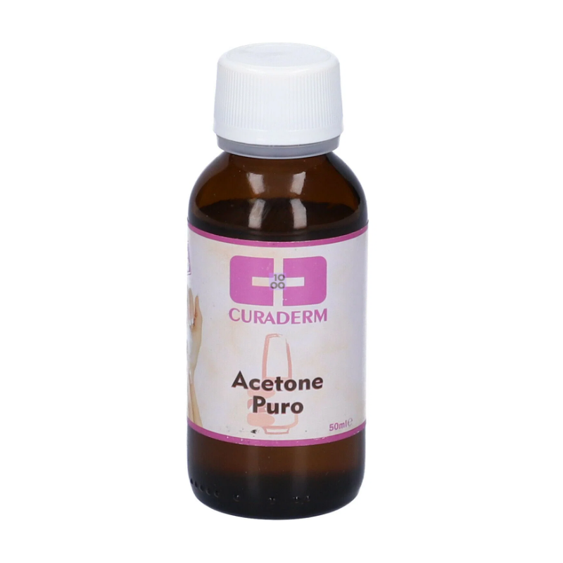 Curaderm Acetone Puro per Rimozione Smalto 50ml Curaderm Acetone Puro per Rimozione Smalto 50ml