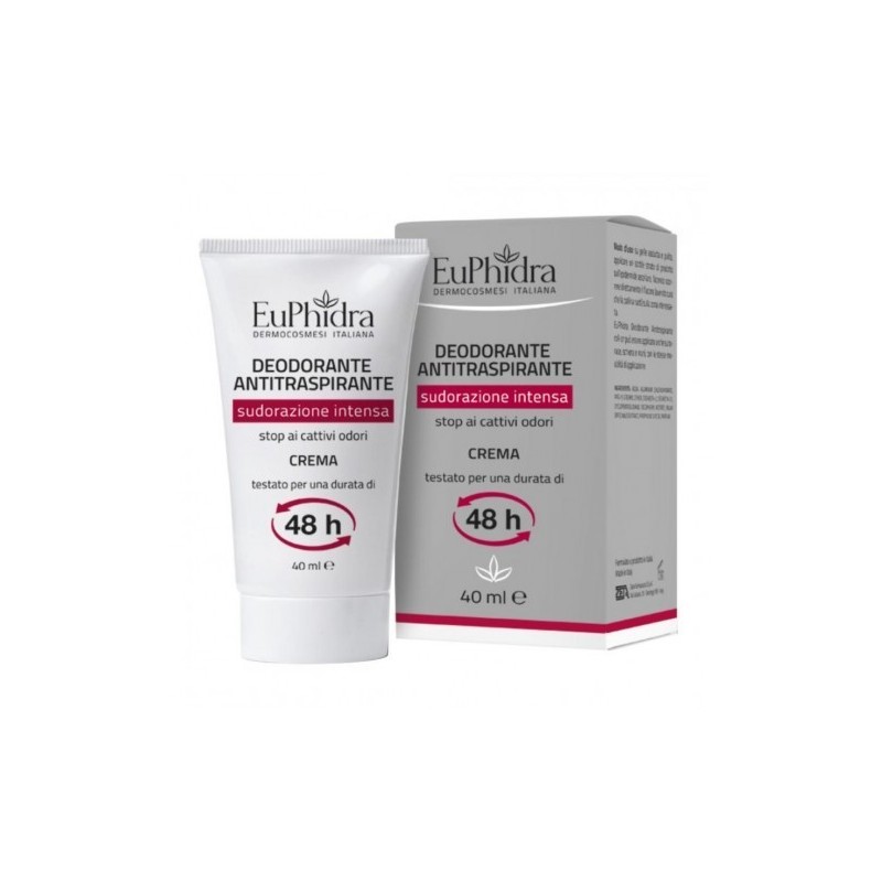 Euphidra Deo Crema per Protezione Pelli Sensibili 40ml Euphidra Deo Crema per Protezione Pelli Sensibili 40ml