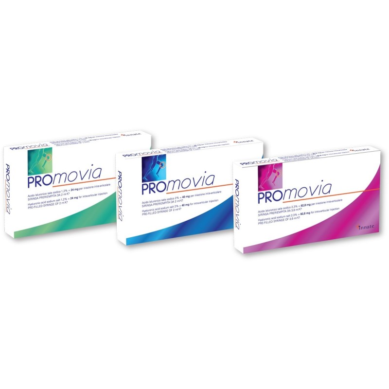 Promovia Siringa preriempita gel intrarticolare per dolore articolare 4 ml