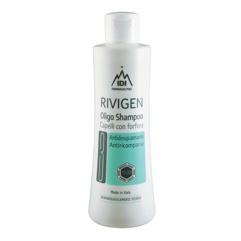 Idi Farmaceutici Rivigen Oligo Shampoo Capelli Forfora per Forfora e Cute Sensibile 200ml Idi Farmaceutici Rivigen Oligo Shampoo Capelli Forfora per Forfora e Cute Sensibile 200ml