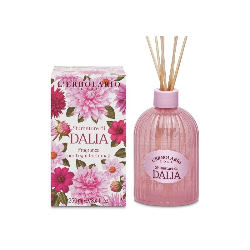 L'Erbolario Sfumature Dalia Fragranza Legni Profumati per Profumare Ambienti 200ml