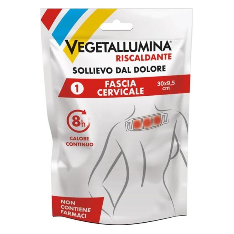 Vegetallumina Fascia Cervicale Riscaldante Pietrasanta Pharma per Dolori Muscolari 1 Fascia 30x9,5 cm Vegetallumina Fascia Cervicale Riscaldante Pietrasanta Pharma per Dolori Muscolari 1 Fascia 30x9,5 cm