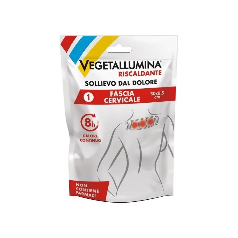 Vegetallumina Fascia Cervicale Riscaldante Pietrasanta Pharma per Dolori Muscolari 1 Fascia 30x9,5 cm Vegetallumina Fascia Cervicale Riscaldante Pietrasanta Pharma per Dolori Muscolari 1 Fascia 30x9,5 cm