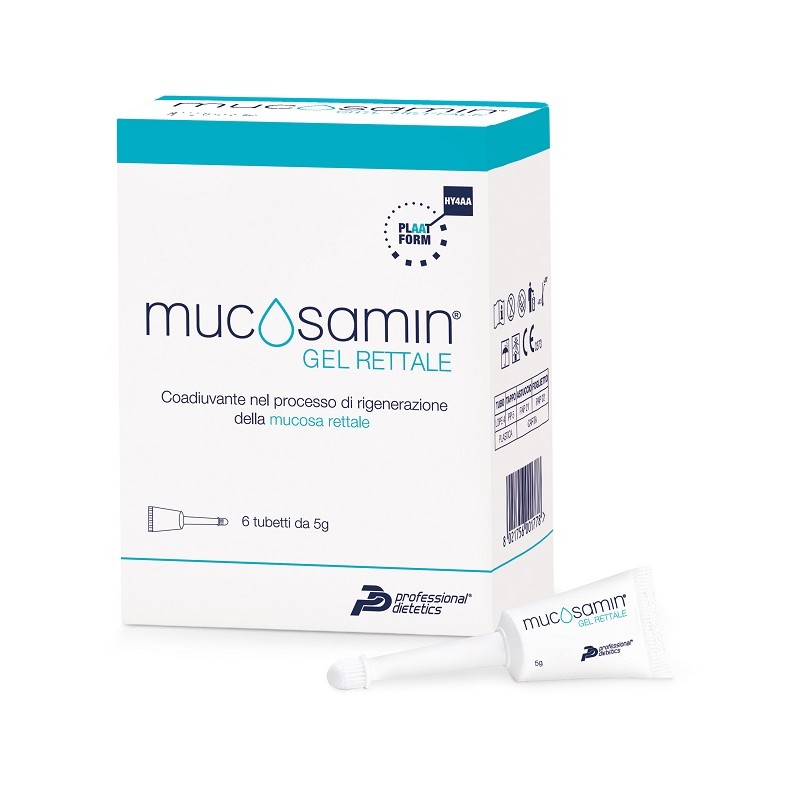 Mucosamin Gel Rettale per Proctite 6 Tubetti Monodose da 5g
