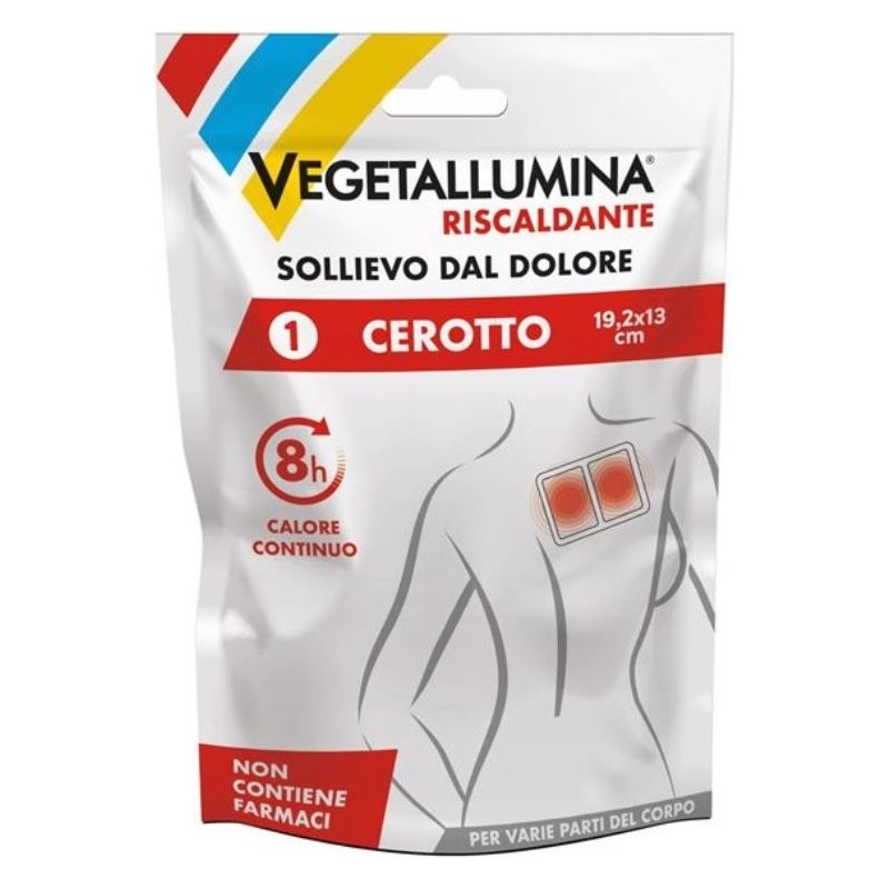 Pietrasanta Pharma Vegetallumina Cerotto Riscaldante per Dolori Muscolari e Articolari 1 Cerotto 30x9,5 cm Pietrasanta Pharma Vegetallumina Cerotto Riscaldante per Dolori Muscolari e Articolari 1 Cerotto 30x9,5 cm