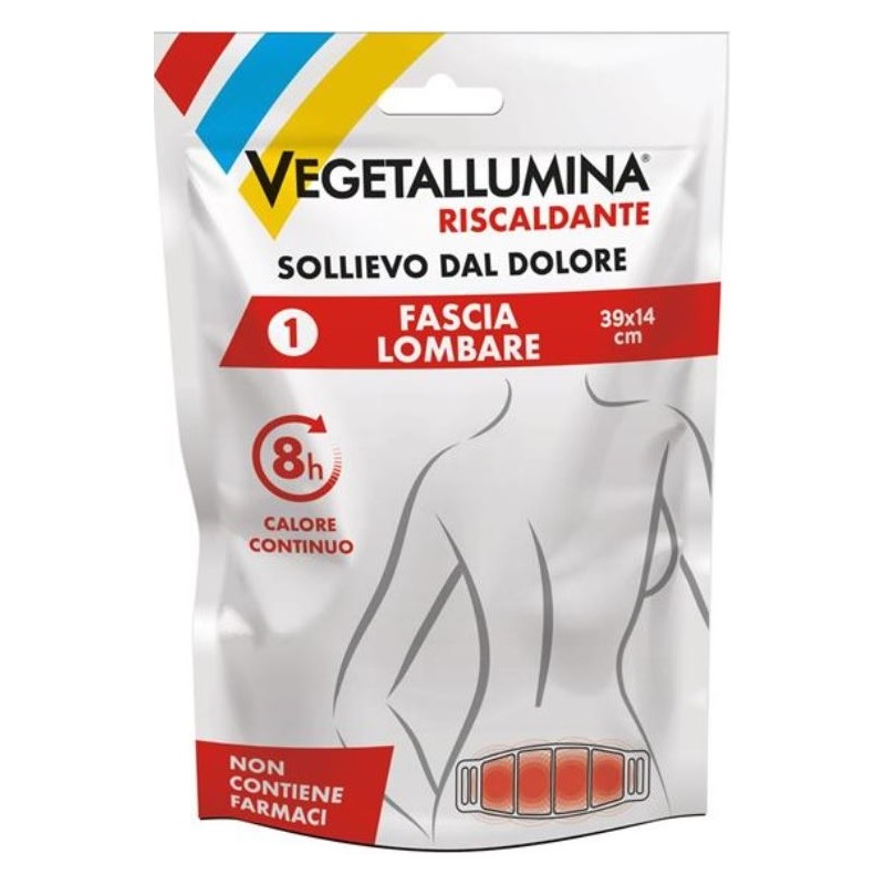 Pietrasanta Pharma Vegetallumina Fascia Lombare Riscaldante per Dolori Muscolari e Articolari 1 Fascia 39x14 cm Pietrasanta Pharma Vegetallumina Fascia Lombare Riscaldante per Dolori Muscolari e Articolari 1 Fascia 39x14 cm