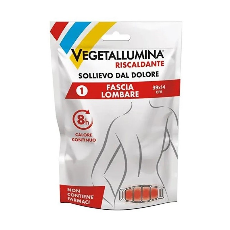 Pietrasanta Pharma Vegetallumina Fascia Lombare Riscaldante per Dolori Muscolari e Articolari 1 Fascia 39x14 cm Pietrasanta Pharma Vegetallumina Fascia Lombare Riscaldante per Dolori Muscolari e Articolari 1 Fascia 39x14 cm