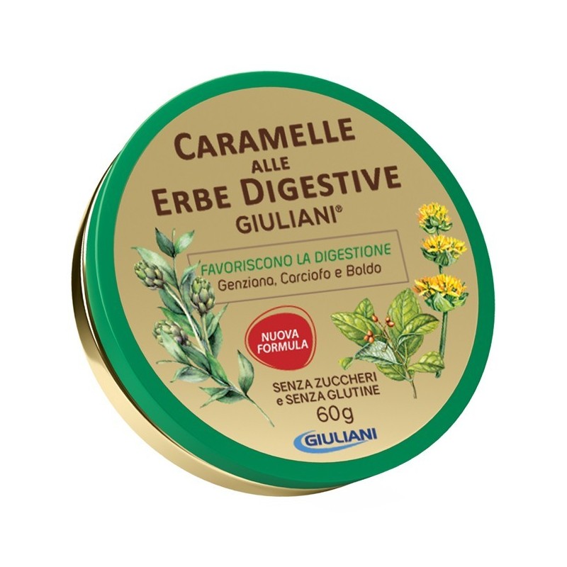 Giuliani Caramelle Digestive Senza Zucchero per Digestione 60g Giuliani Caramelle Digestive Senza Zucchero per Digestione 60g