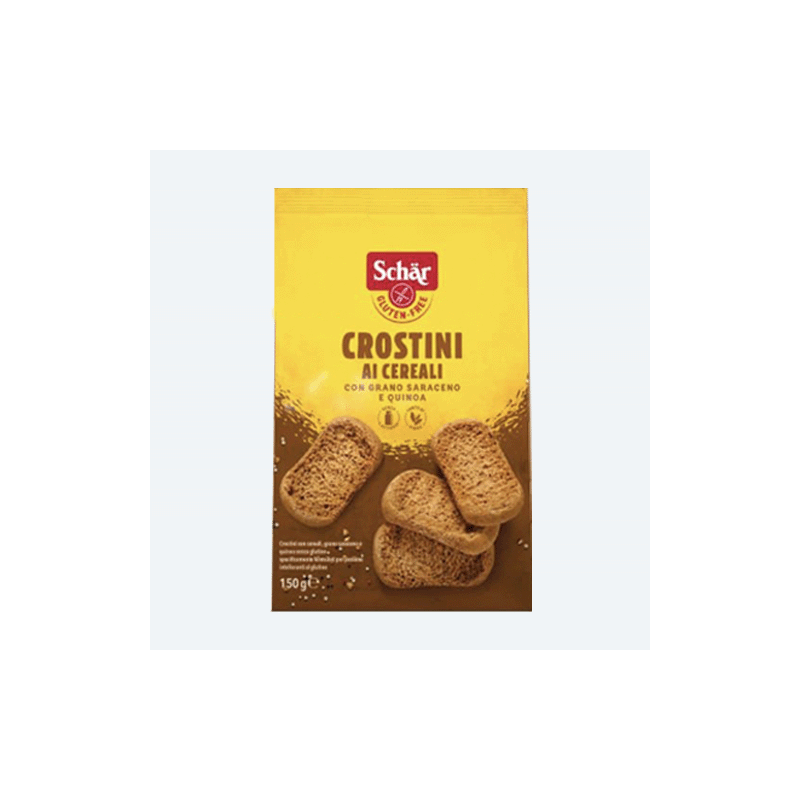 Schar Crostini ai Cereali snack senza glutine ricchi di fibre 150 g Schar Crostini ai Cereali snack senza glutine ricchi di fibre 150 g