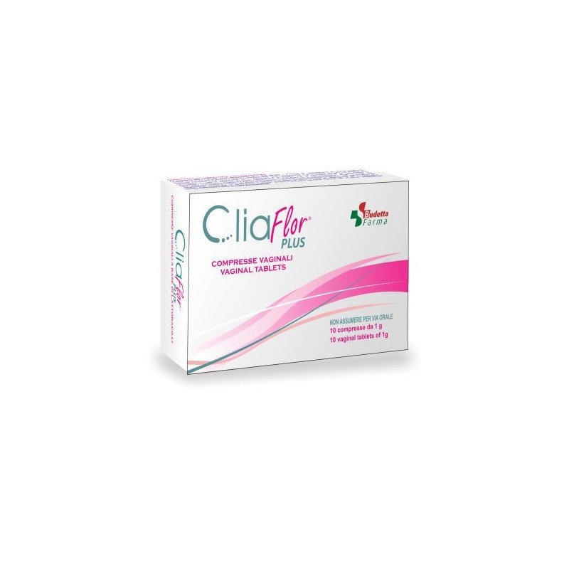 CliaFlor Plus per Trattamento Vaginosi e Vaginiti 10 Compresse