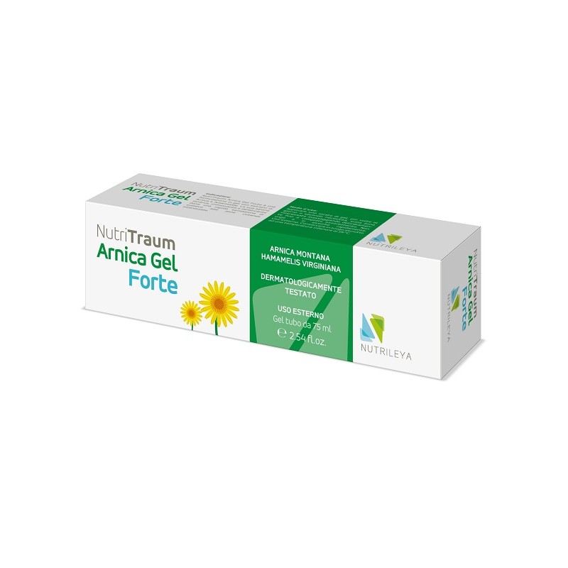Nutrileya Nutritraum Arnica Gel Forte sollievo muscolare tubo da 75ml Nutrileya Nutritraum Arnica Gel Forte sollievo muscolare tubo da 75ml