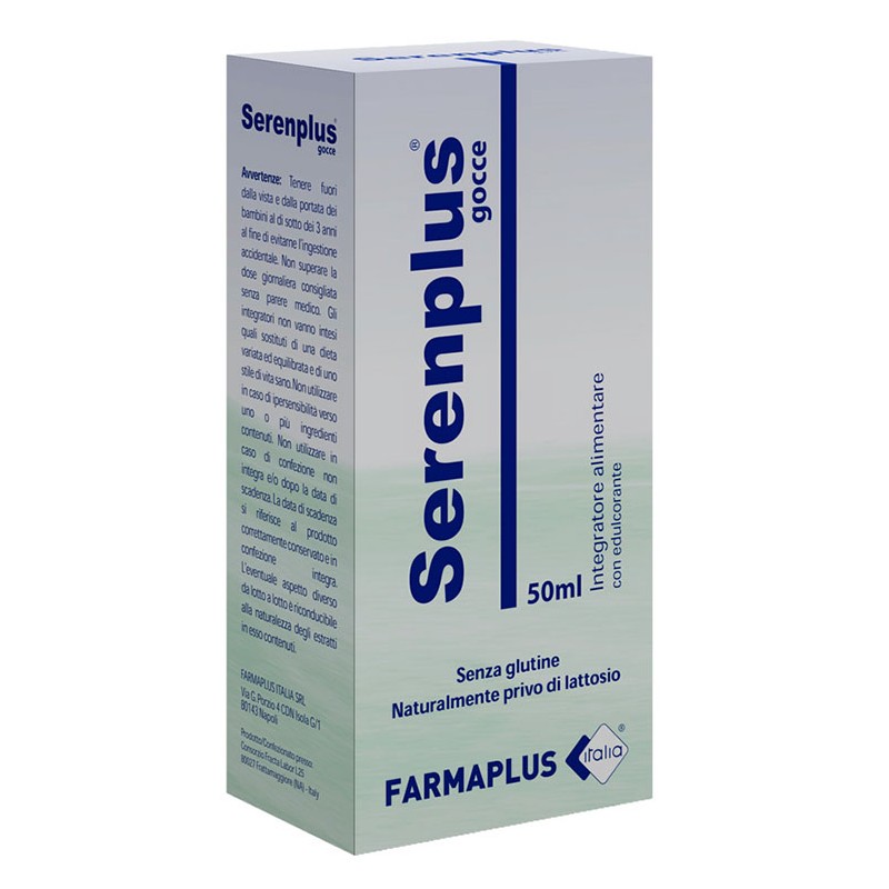 Farmaplus Serenplus Gocce integratore per relax e umore 50ml Farmaplus Serenplus Gocce integratore per relax e umore 50ml
