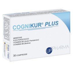 confezione di Cognikur Plus Integratore per Memoria e Sistema Nervoso 30 Compresse confezione di Cognikur Plus Integratore per Memoria e Sistema Nervoso 30 Compresse