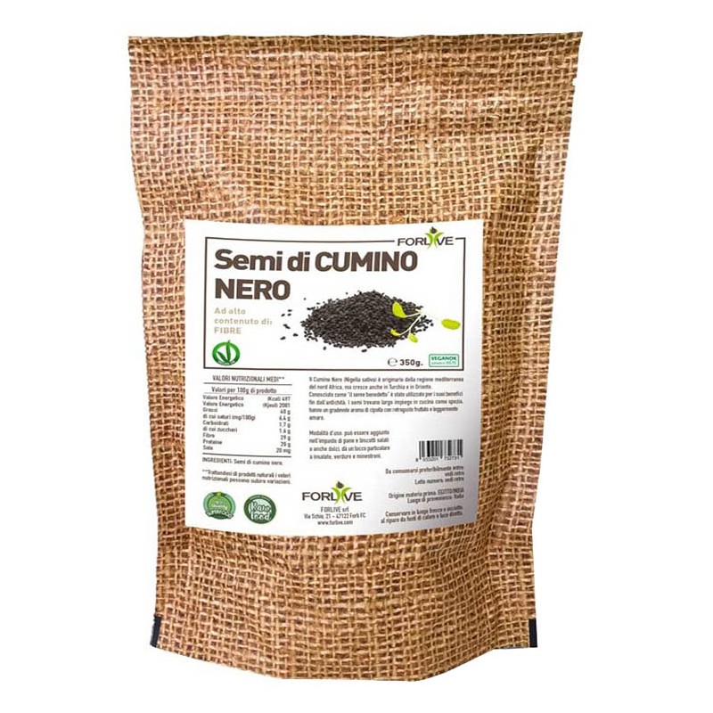 Forlive Semi di Cumino Nero per Cucina e Benessere 350 g