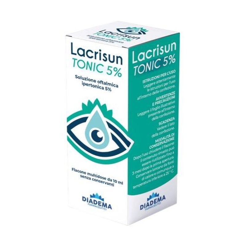 Lacrisun Tonic 5% per Edema Corneale 10 ml Lacrisun Tonic 5% per Edema Corneale 10 ml