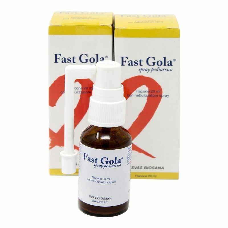 Fast Gola Spray Pediatrico per Fastidi della Gola 20 ml Fast Gola Spray Pediatrico per Fastidi della Gola 20 ml