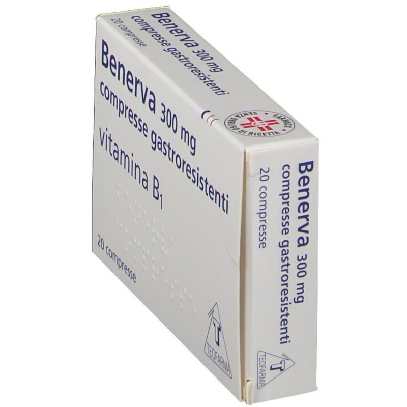 Benerva 20CPR 300MG per Sistema Nervoso e Metabolismo 20 Compresse