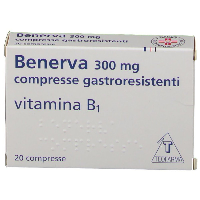 Benerva 20CPR 300MG per Sistema Nervoso e Metabolismo 20 Compresse