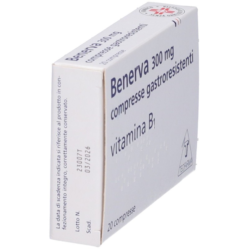 Benerva 20CPR 300MG per Sistema Nervoso e Metabolismo 20 Compresse