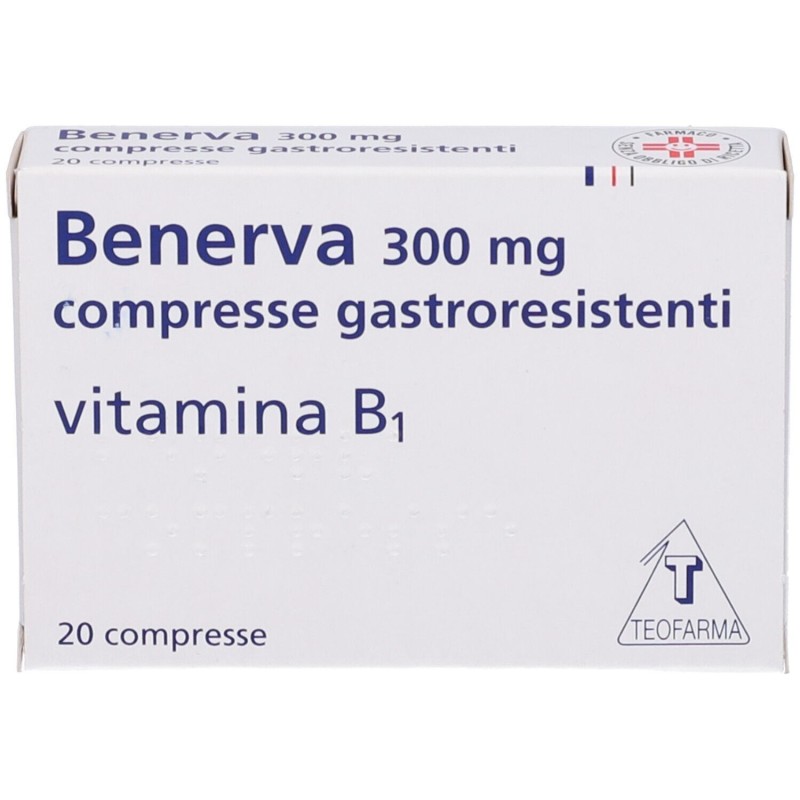 Benerva 20CPR 300MG per Sistema Nervoso e Metabolismo 20 Compresse
