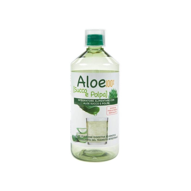 flacone di Pharmalife Aloe Succo E Polpa 100% per Digestione e Benessere Intestinale 1 Litro flacone di Pharmalife Aloe Succo E Polpa 100% per Digestione e Benessere Intestinale 1 Litro