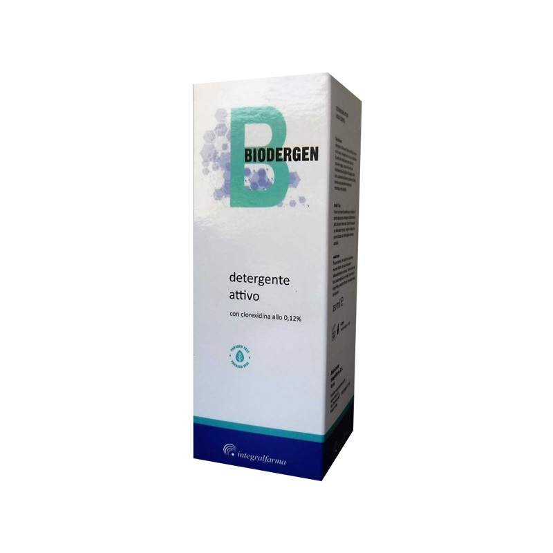 Integralfarma Biodergen detergente attivo con clorexidina per igiene profonda 250ml Integralfarma Biodergen detergente attivo con clorexidina per igiene profonda 250ml
