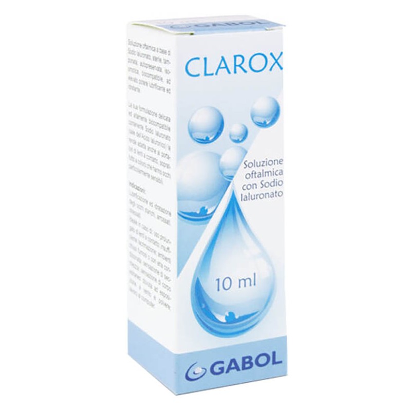Gabol Gocce Oculari Clarox lubrificante occhi secchi flacone da 10ml Gabol Gocce Oculari Clarox lubrificante occhi secchi flacone da 10ml