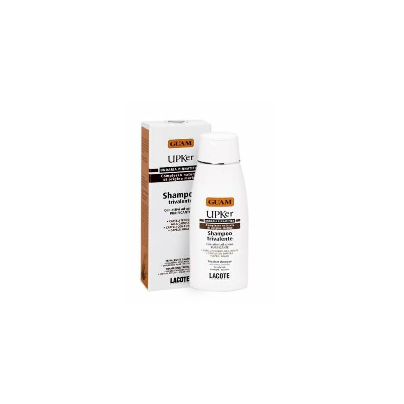 Guam Upker Shampoo Trivalente per Caduta, Forfora e Capelli Grassi 200 ml Guam Upker Shampoo Trivalente per Caduta, Forfora e Capelli Grassi 200 ml